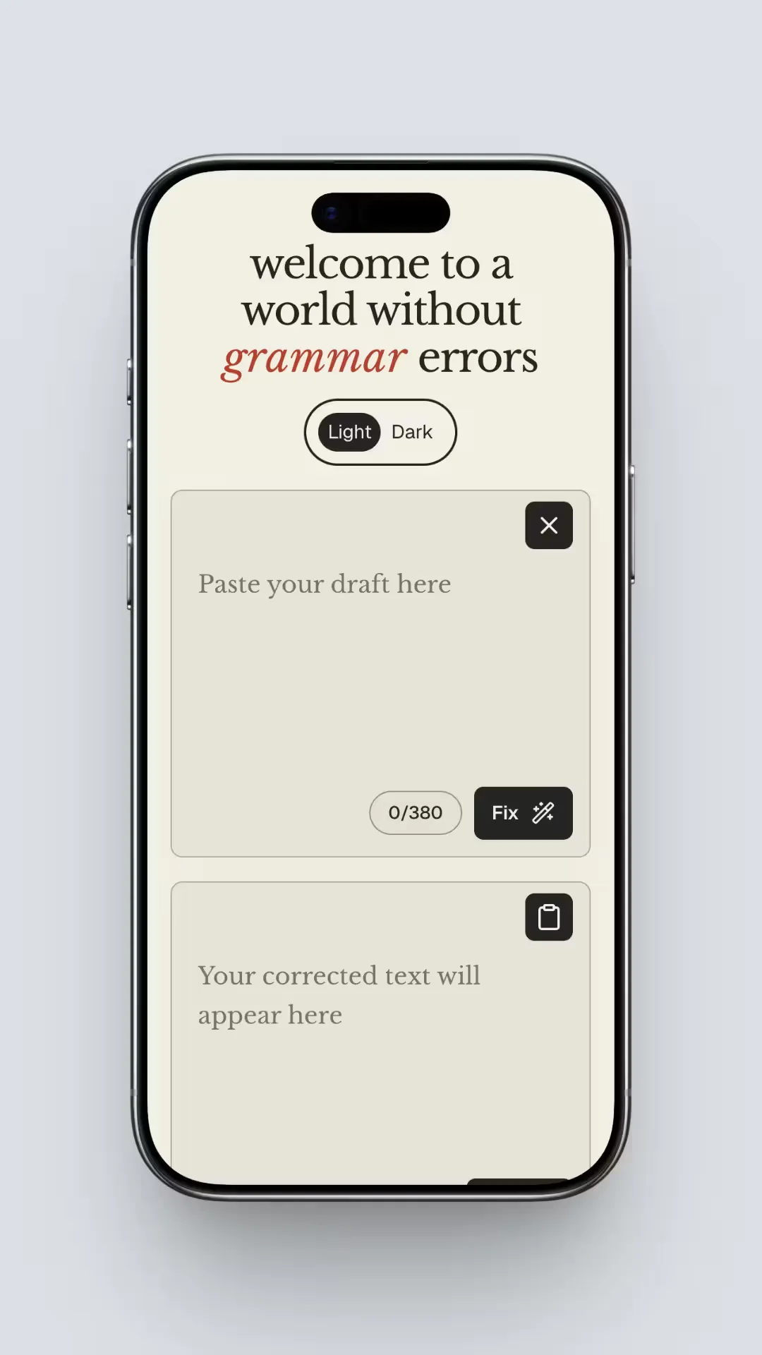 ClarityAI mobile interface